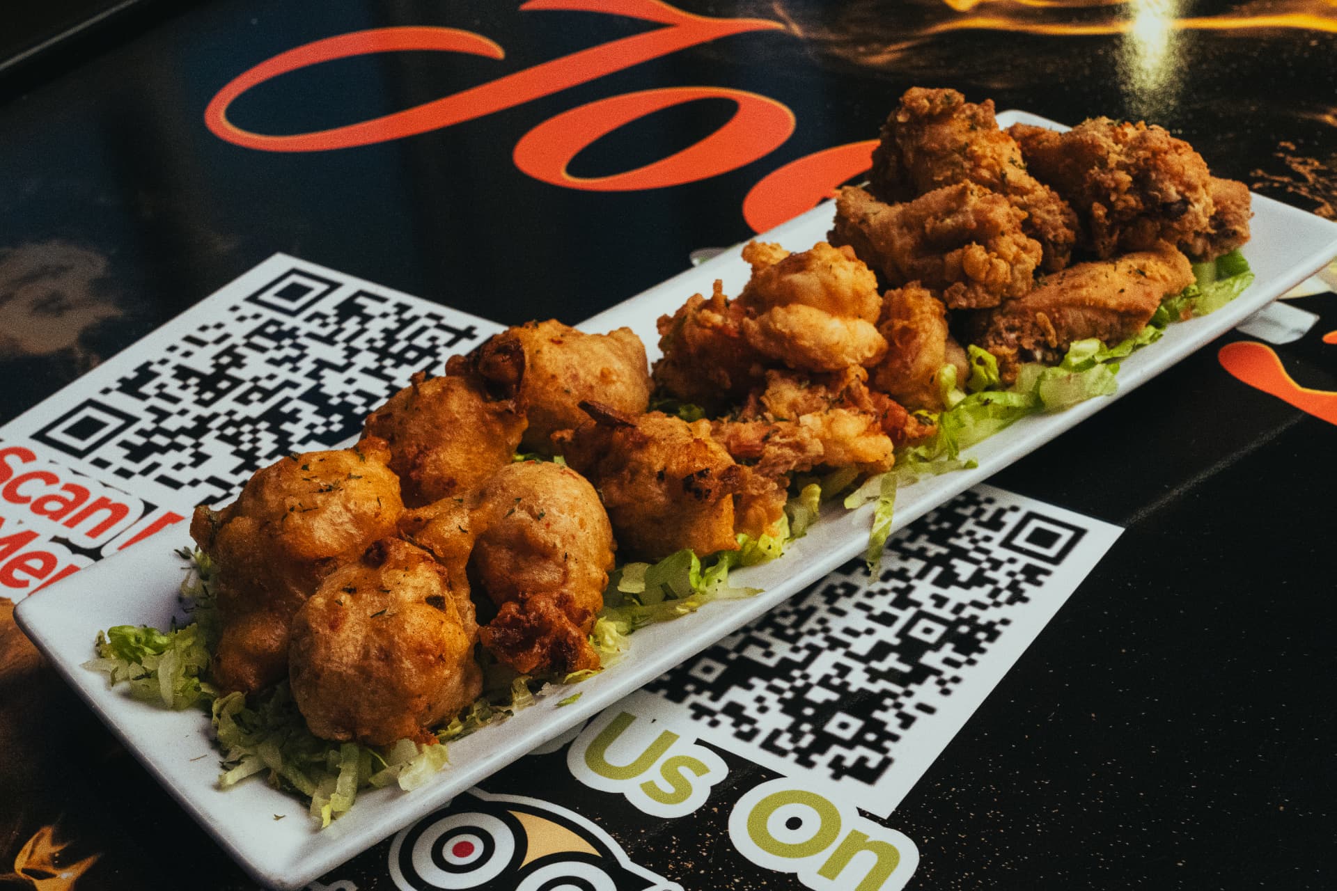 Joey's All-In-One sampler platter