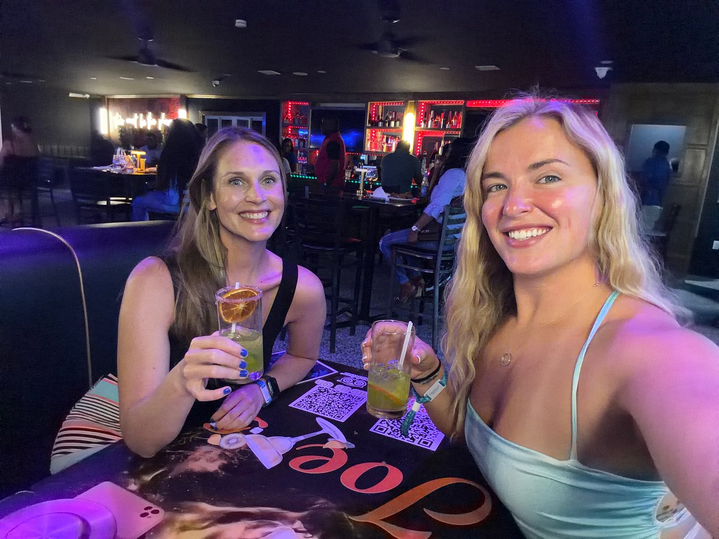 Guest holding a Joey's cocktail